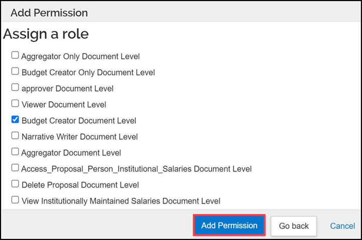 Edit Role button in the Actions Column of the Users panel