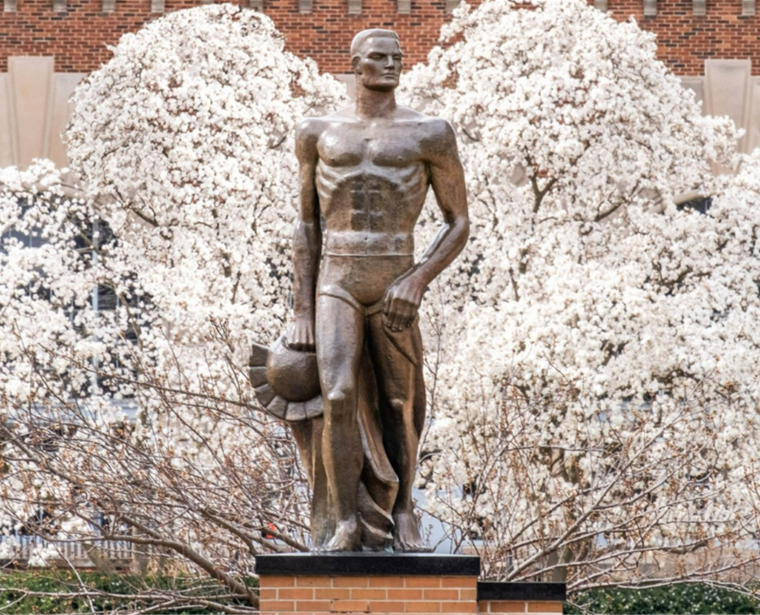 Sparty statue